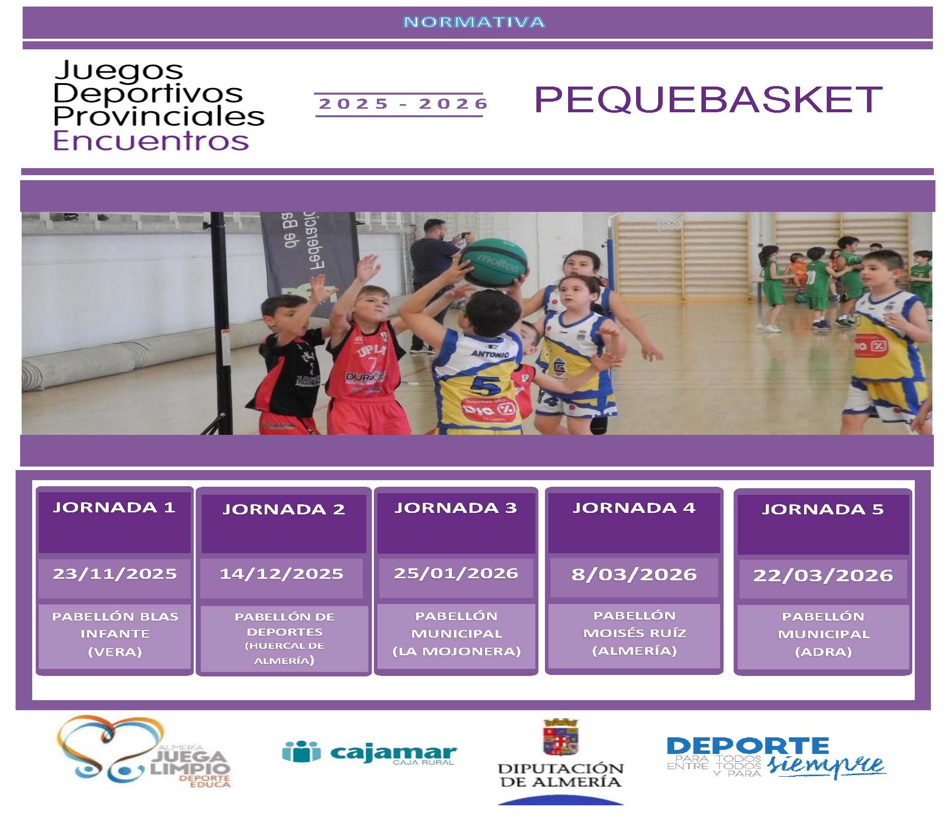 Encuentros Educativos de Promoción de Peque-basket. Adra 22-03-26